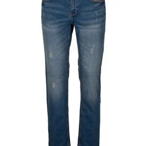 Jeans 5 tasche guru in denim elasticizzato