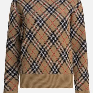Maglione girocollo misto lana